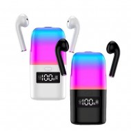 Ear 99 Bluetooth Kulaklık & RGB LED Hoparlör TWS Stereo Dijital Ekranlı