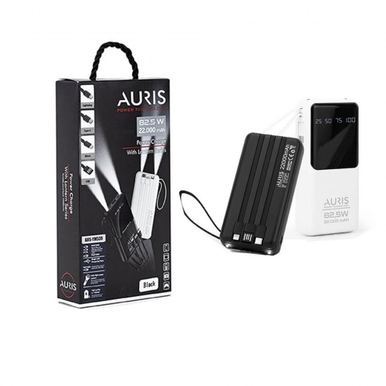 Auris YM539 22.000 Mah LCD Ekranlı Kablolu Powerbank