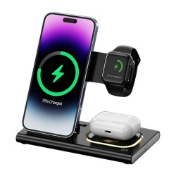 A80 Masa Üstü 4in1 15 Watt Wireless şarj Standı A80 Masa Üstü 4in1 15 Watt Wireless şarj Standı