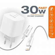 Auris ARS-CH95 USB-C to Lightning 30W Hızlı Şarj Aleti