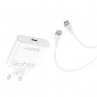 Auris ARS-CH70 25W GaN Type-C to Lightning Hızlı Şarj Cihazı Seti