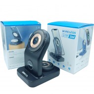 HY10 3in1 15W+ Tws 3W + 2nd Gear Wireless Şarj Standı