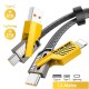 fioplus 120w 4in1 dönüştürülebilir hızlı şarj ve data kablosu
