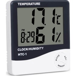HTC-1 Dijital Termometre Sıcaklık Ve Nem Ölçer