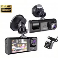 Fioplus 3 Kameralı Full HD WiFi Araç Kamerası