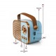 m24 nostaljik retro bluetooth hoparlör fm radyo ahşap kasa ses sistemi