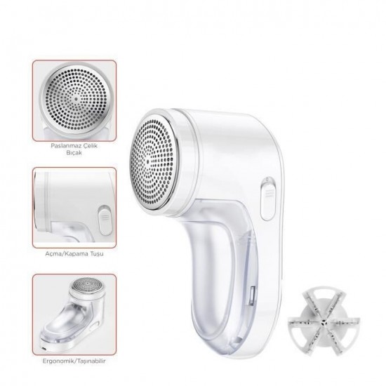 Torima 708 Exstra Bıçaklı Şarjlı Tüy ve Tiftik Temizleme Makinesi