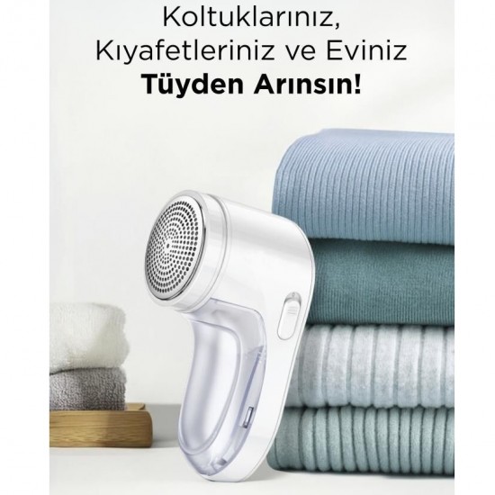 Torima 708 Exstra Bıçaklı Şarjlı Tüy ve Tiftik Temizleme Makinesi