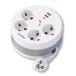 Torima RPS-01 Akım Korumalı USB-C ve 4'lü Priz Çoğaltıcı 3m