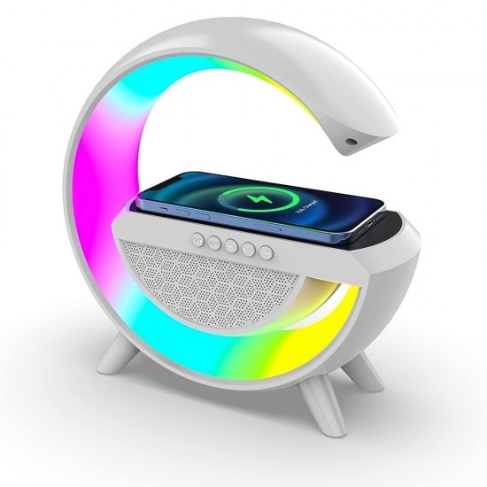 BT-2301 Smart Light Sound Kablosuz Şarj BT Hoparlör Özellikli Gece Lambası