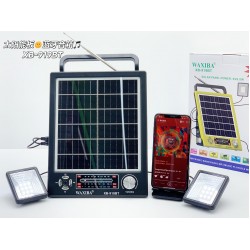 XB-919BT Güneş Enerjili Cift LED Lambalı Kablosuz Bluetooth Hoparlör 