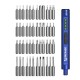 mechanic es480 48 in 1 precision electric screwdriver sarj edilebilir hassas elektrikli tornavida seti mavi alüminyum kutulu
