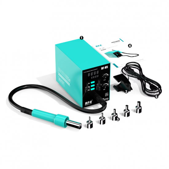 RF4 RF-H5 800W Rework Sıcak Hava Üfleme istasyonu