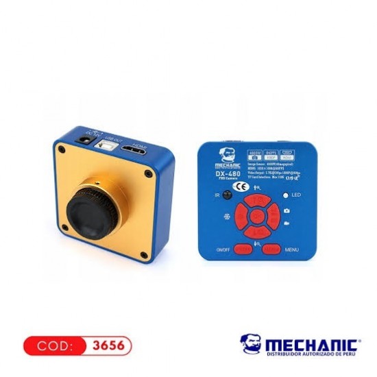 mechanic dx-480 yüksek çözünürlüklü 48mp hdmi usb sensörlü endüstriyel pcb anakart arıza tespit mikroskop kamerası