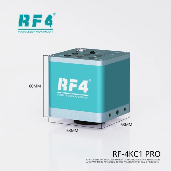rf4 rf 4kc1 pro 4k ultra hd mikroskop kamerasi endüstriyel gercek zamanli ekran kamerasi