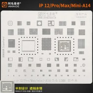 Amaoe iPhone 12 Pro Max A14 BGA Reballing Şablonu - U-IP12 Entegre Kalıplama Stencil
