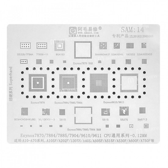 Samsung A10/A20/A30/A40/A50/A51 Entegre Kalıbı