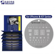 Mechanic UFO iPhone X - 16 Pro Max BGA Reballing Şablon Seti - 10 Parça Stencil