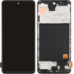 Samsung Galaxy A51 LCD Ekran Dokunmatik Çıtalı OLED